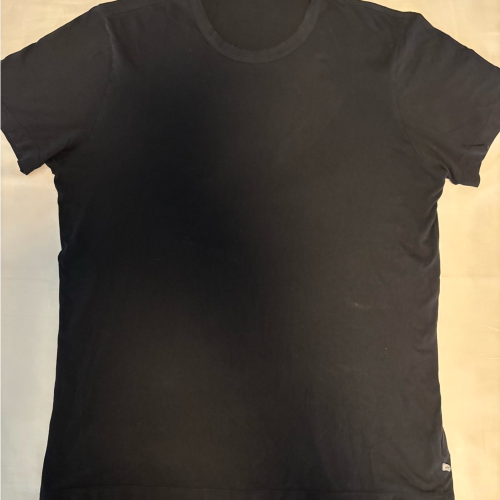 Preowned James Perse Classic Black Men's T-Shirt Size 3 Large